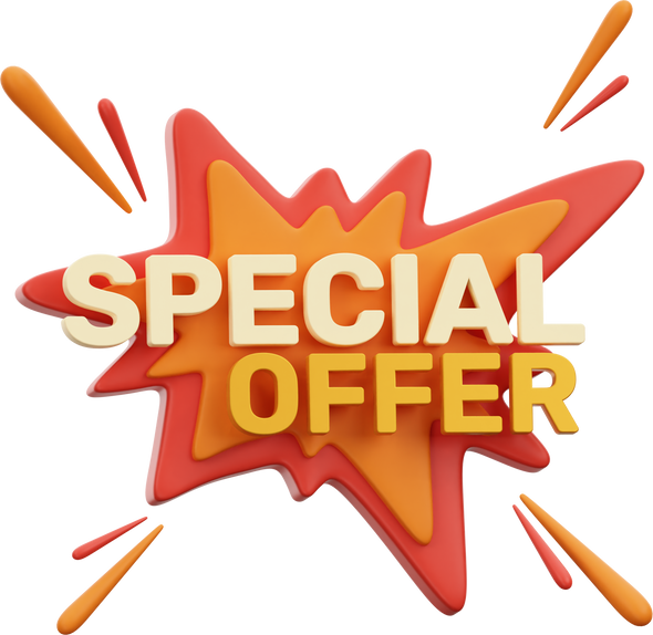 3D Special Offer Illustration